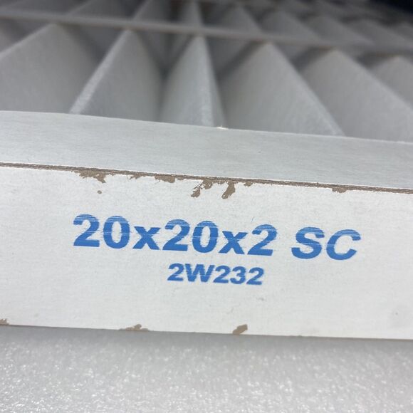 Air Handler 2W232 Filters, 12 Count Box 20” x 20” x 2” SC - Picture 4 of 5